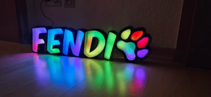 LED Namensschild – Bild 2