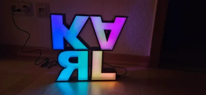LED Namensschild – Bild 5