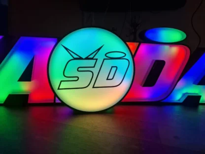 LED Namensschild